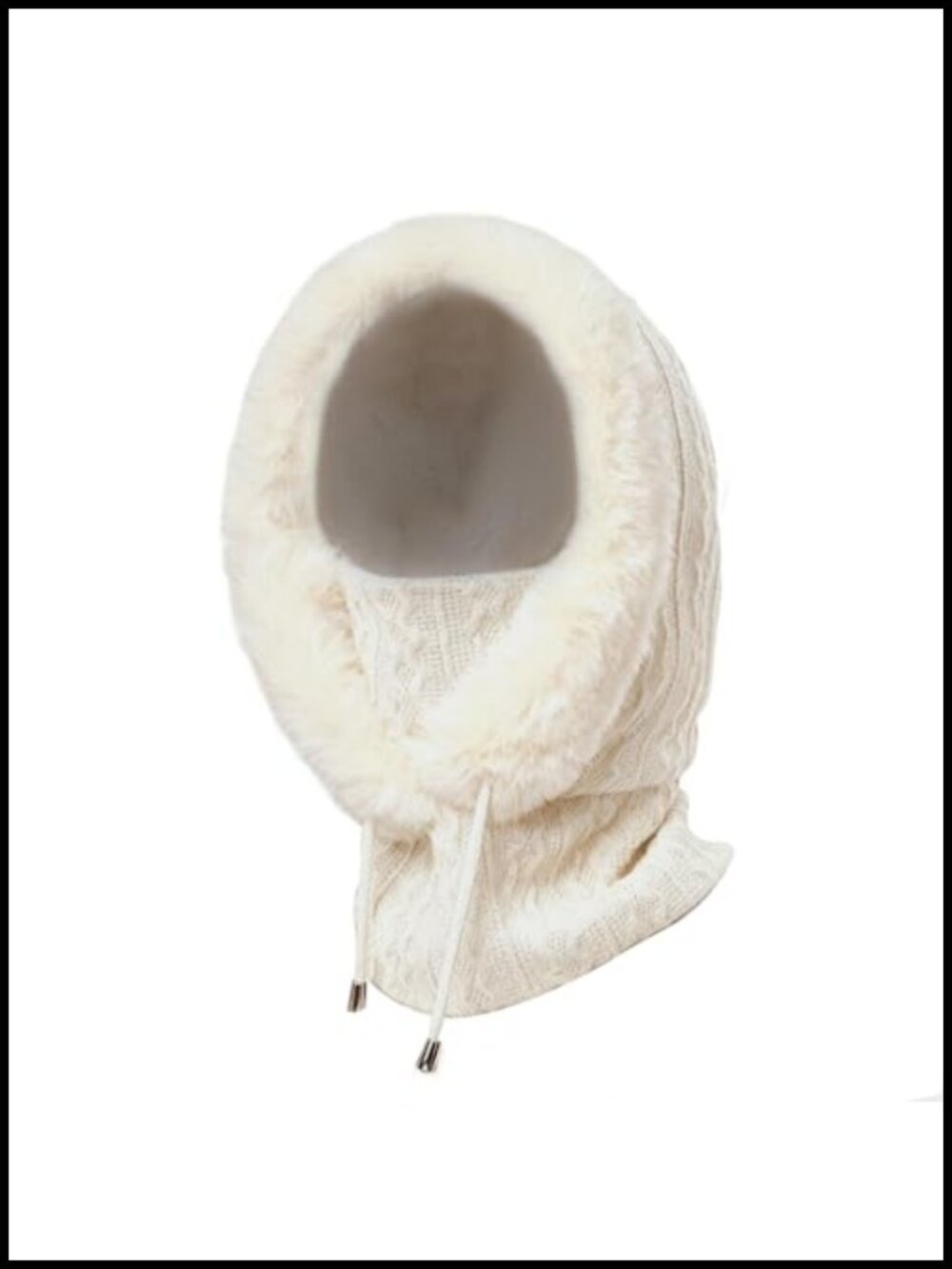 Women's Winter Balaclava Hat Scarf Mask 3-in-1 Polyester One Size Warm